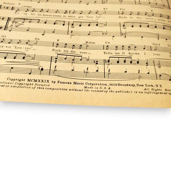 Lot of 2 VTG 1944 Sheet Music WWII Era Dinah Shore Movie Tin Pan Alley - Picture 7 of 15